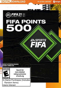 FIFA 21 - 500 FUT Points Origin Key GLOBAL -  for sale in Emirates from Games2all