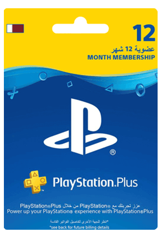 اشتراك 12 شهر بلس قطرى  للبيع في ألإمارات من خلال Games2all