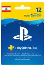 Playstation Plus Membership Lebanon 12 Months (31152)