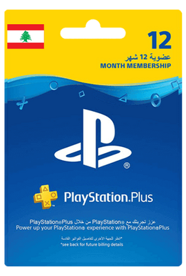 Playstation Plus Membership Lebanon 12 Months