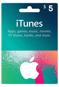 Apple iTunes Gift Card US 5$ -  for sale in Emirates from Games2all