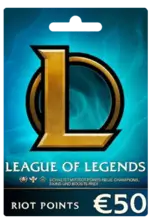 League of Legends 50 EUR EU WEST Prepaid CD Key (31239)