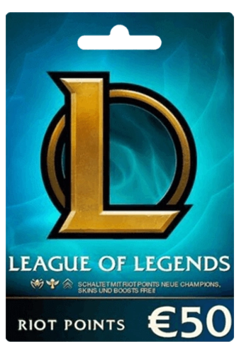 League of Legends (LoL) Gift Card - 50 EUR - Europe West