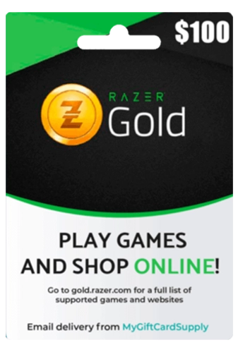 Razer Gold 100$ Global Gift Card