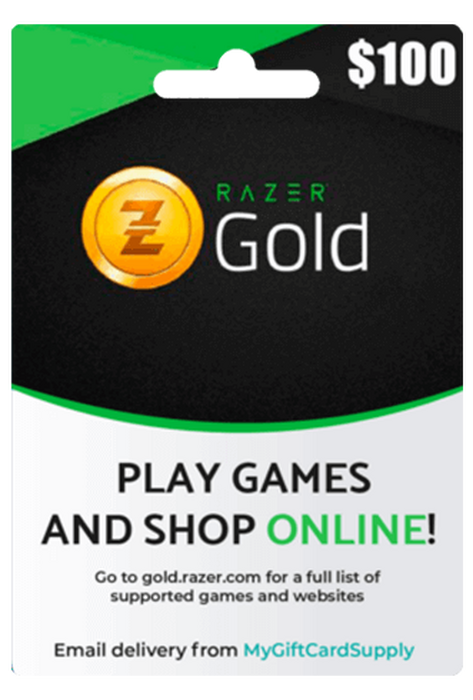 Razer Gold 100$ Global Gift Card  for sale in Emirates from Games2all