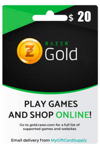 كارت ريزر جولد - 20 دولار امريكي