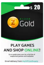 Razer Gold 20$ Global Gift Card (31244)