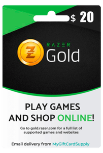 Razer Gold 20$ Global Gift Card -  for sale in Emirates from Games2all