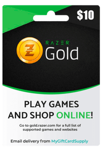 Razer Gold 10$ USA Gift Card