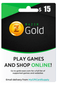 RAZER GOLD 15$ USA GIFT CARD -  for sale in Emirates from Games2all