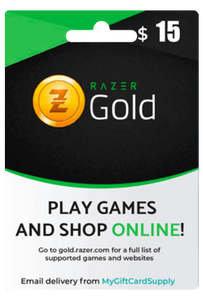 كارت ريزر جولد - 15 دولار امريكي