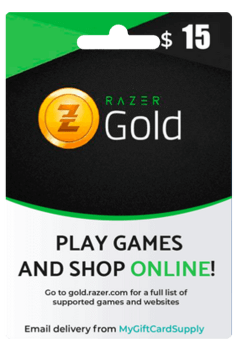 كارت ريزر جولد - 15 دولار امريكي  للبيع في ألإمارات من خلال Games2all