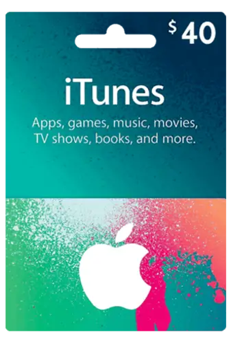 Apple iTunes Gift Card USA $40