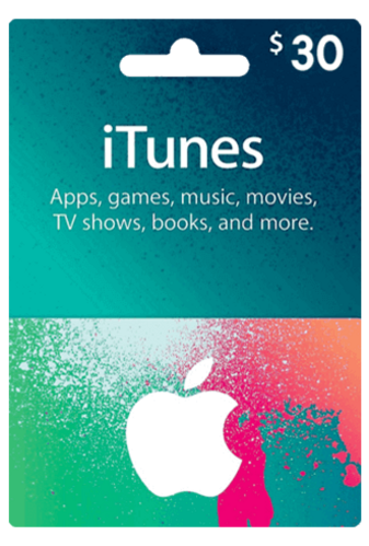 Apple iTunes Gift Card US 30$