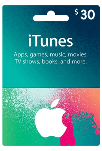 Apple iTunes Gift Card US 30$