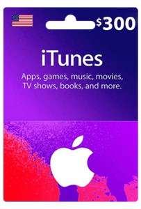 Apple iTunes Gift Card USA $300 -  for sale in Emirates from Games2all