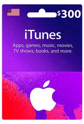 Apple iTunes Gift Card USA $300