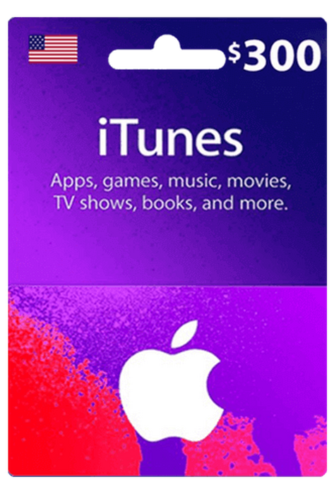 Apple iTunes Gift Card USA $300  for sale in Emirates from Games2all
