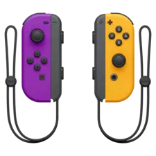 Nintendo Switch  Joy-Con Neon Purple - Neon Orange  (31270)