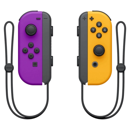 Nintendo Switch  Joy-Con Neon Purple - Neon Orange 