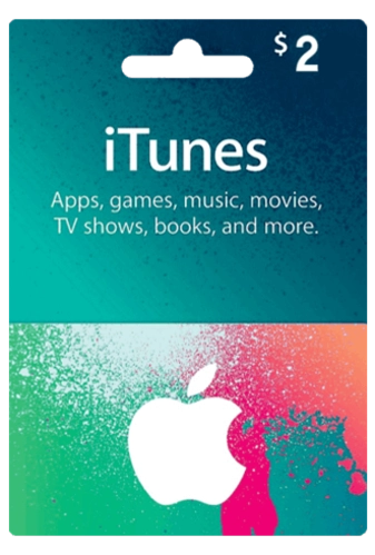 Apple iTunes Card 2$ USA 