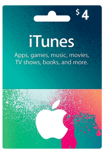 Apple iTunes Card 4$ USA -  for sale in Emirates from Games2all