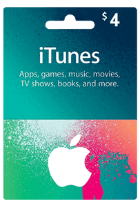 Apple iTunes Card 4$ USA