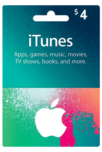 Apple iTunes Card 4$ USA
