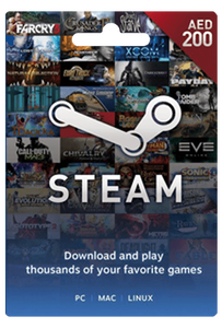 ستيم جيفت كارد 200 اماراتي -  للبيع في الإمارات من خلال Games2all