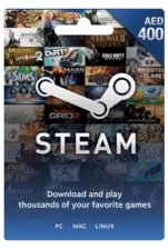 Steam Wallet Gift Card UAE 400 