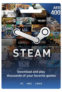 ستيم جيفت كارد 400 إماراتي -  للبيع في الإمارات من خلال Games2all