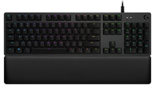 Logitech G513 RGB Mechanical Gaming Keyboard - Blue Clicky Switch