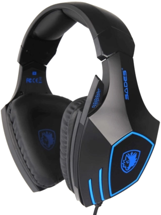 SADES SA819 Wired Gaming Headphone - Black