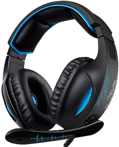 SADES SA816 Wired Gaming Headphone - Metallic Black	