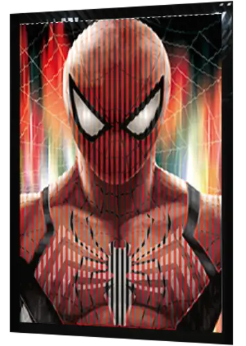 Spider Man 3D Marvel Poster 