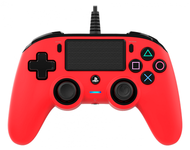 Nacon Wired Compact PS4 Controller - Red