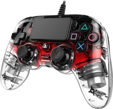 Nacon Wired Illuminated Compact PS4 Controller- Red  for sale in Emirates from Games2all