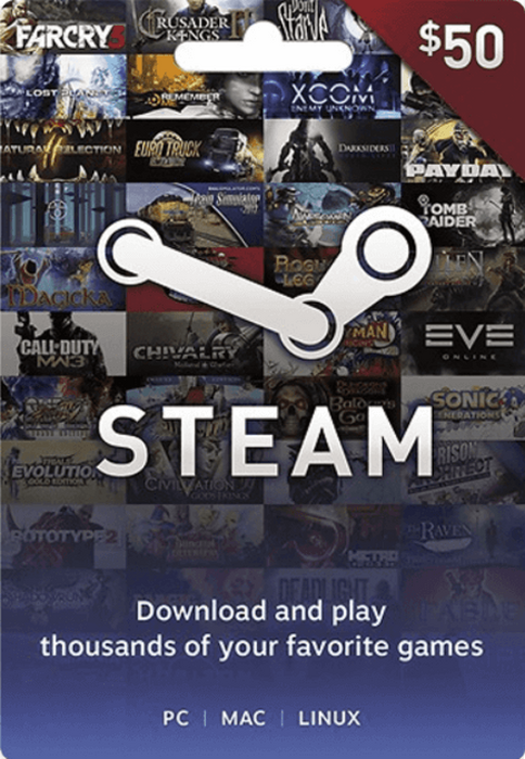 Steam gift card 50$ global Except ( USA - Turkey )  for sale in Emirates from Games2all