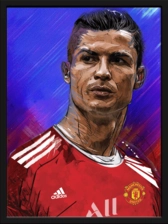 Cristiano Ronaldo & Messi Poster 3D 