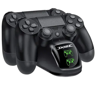 Dobe Dual Charging Dock for PS4 Wireless Controller with Light