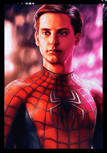 بوستر أفلام ثلاثي الأبعاد لسبايدر مان