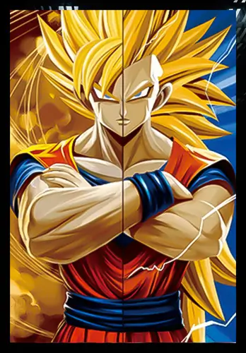 Dragon Ball: Goku 3D Anime Poster 