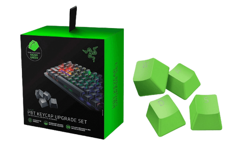 Razer PBT Keycap Upgrade Set - Razer Green - Us/Uk