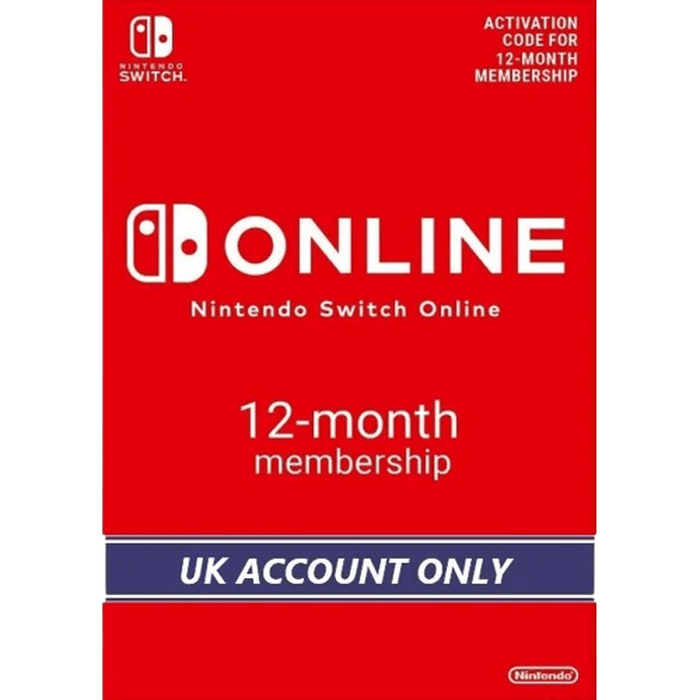 Nintendo E-shop Online Membership 12 Months UK  for sale in Emirates from Games2all
