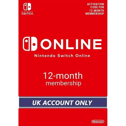 Nintendo E-shop Online Membership 12 Months UK