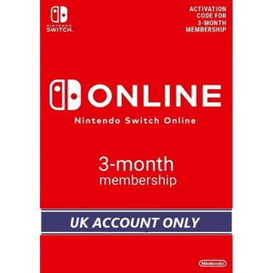 Nintendo E-shop Online Membership 3 Months UK -  for sale in Emirates from Games2all