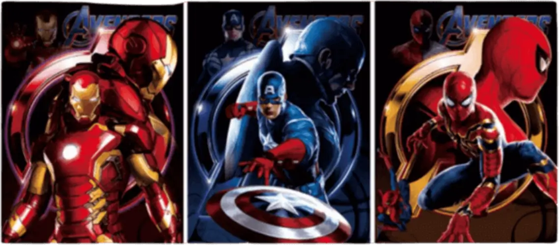 Avengers - 3D Moving Marvel Poster