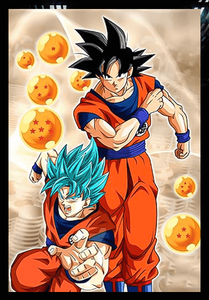 Dragon Ball - Goku 3D Anime Poster