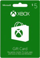 Xbox $5 Live Gift Card - US Digital Code