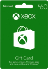 Xbox $60 Live Gift Card - US Digital Code